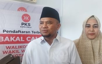 Muhammad J Wartabone Resmi Mendaftar dan Siap Bertarung di Pilwalkot Palu