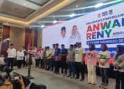 Relawan BERANI Membludak di Deklarasi Anwar-Reny di Palu