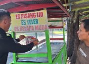 Polresta Palu Sosialisasikan Enam Poin Penting Pilkada Lewat Stiker