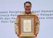 Pelayanan Prima dan Pembangunan ZI, Polresta Palu Raih Penghargaan Kategori A Dari Kapolri