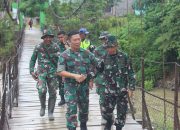 TMMD Kodim 1306/Kota Palu Perkuat Infrastruktur Jembatan Gantung di Bambasiang, Palasa