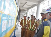 Rusdy Mastura Tinjau Proyek Masjid Raya dan Jembatan IV Palu