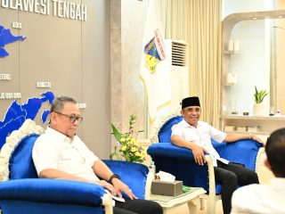 Bahas Keamanan dan Batas Wilayah, Gubernur Anwar Hafid Terima Audiensi Kajati Sulteng
