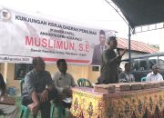 Anggota DPRD Kota Palu Muslimun Laksanakan Kunker Dapil, Warga Siranindi Sampaikan Keluhan Drainase