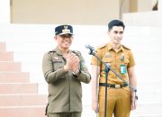 Gubernur Anwar Hafid Tegaskan Pentingnya Disiplin Satpol PP Saat Pimpin Apel di Kantor Gubernur