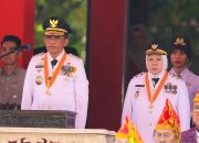 Andika Bhayangkari Tutup Upacara Detik Detik Proklamasi di Sulawesi Tengah