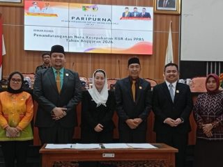 Penandatanganan nota kesepakatan KUA-PPAS 2026/foto: Firmansyah