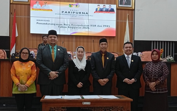 Penandatanganan nota kesepakatan KUA-PPAS 2026/foto: Firmansyah