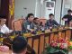 Pimpinan Bapemperda DPRD Kota Palu, Dr Arif Miladi, memimpin jalannya rapat. FOTO: Mohammad Rizal