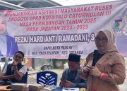 Reses di Petobo, Rezki Hardianti Ramadani Dengar Langsung Keluhan Soal Sampah dan Jalan Rusak