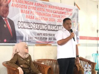 Reses Donald Payung Mangawe di Birobuli Selatan, Warga Keluhkan Sampah dan Infrastruktur Jalan