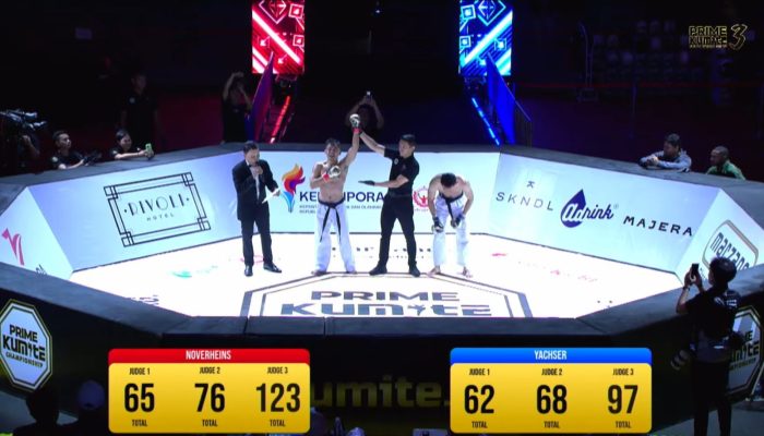 Petarung Sulteng Noverheins Tagoe Taklukkan Atlet Timnas di Jakarta